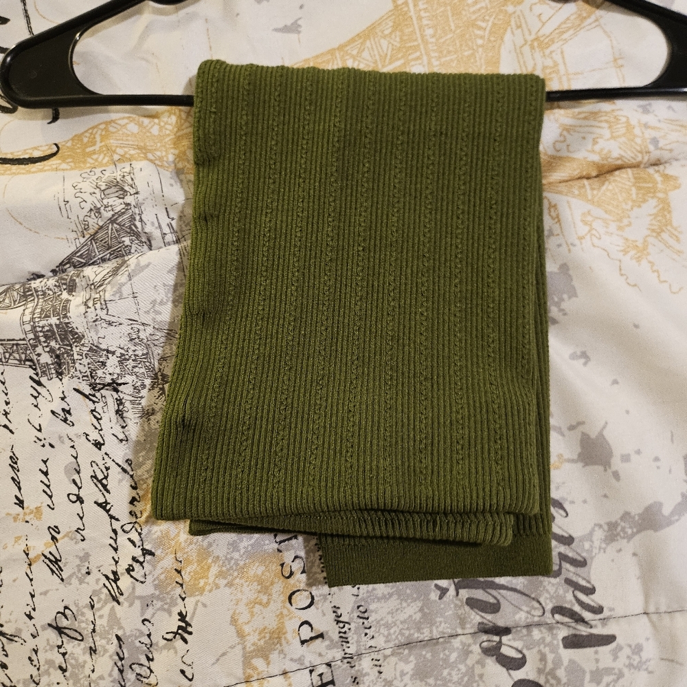 Women's Green Sweater Skirt